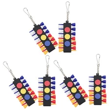  6 Sets Golf Tee Holder For Bag Carrier With 12 Tee Hole 3 Ball Markers Holes