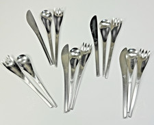14 Pcs Vintage Eastern Airlines Stainless Silverware Flatware Mid Century Modern