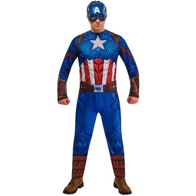 Rubies Official Captain America Classic Adult Costume, Adult Fancy Dress