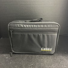 Case It BMI Cassette Tape Storage Travel Black Bag Zippered Handle Hold 16