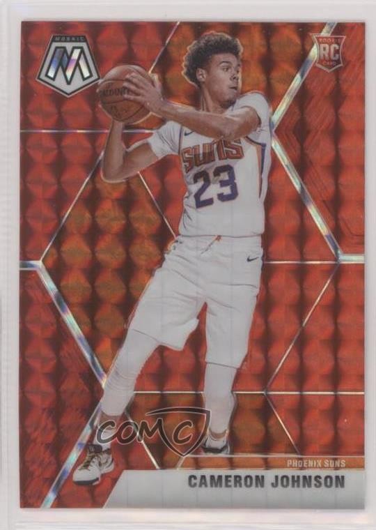 2019-20 Panini Mosaic Rookies Red Prizm Cameron Johnson #203 11ba