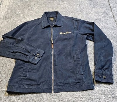 Dark Seas Division Pacific Atlantic Coat Jacket Canvas Chain Stitching Blue Sz M