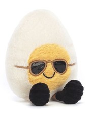 AUTHENTIC Jellycat Amuseables Boiled Egg Chic Plush Sunglasses NWT Easter Gift