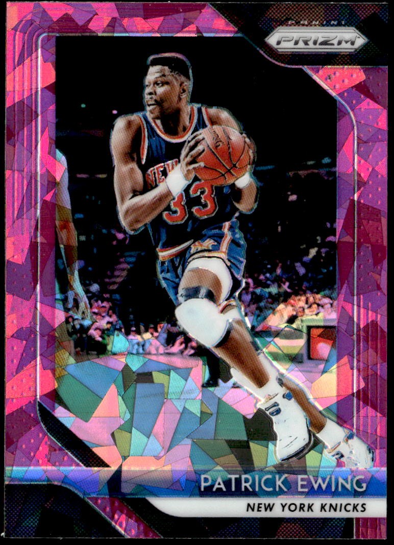2018-19 Panini Prizm #105 Patrick Ewing Prizms Pink Ice E1
