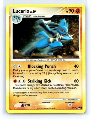 POP Series 8 #002/017 Lucario Holo