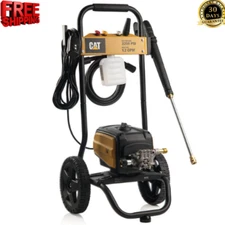 CAT 2200PSI Electric Pressure Washer, 13-Amp, Turbo Nozzle, Foam Cannon, 10" Whe