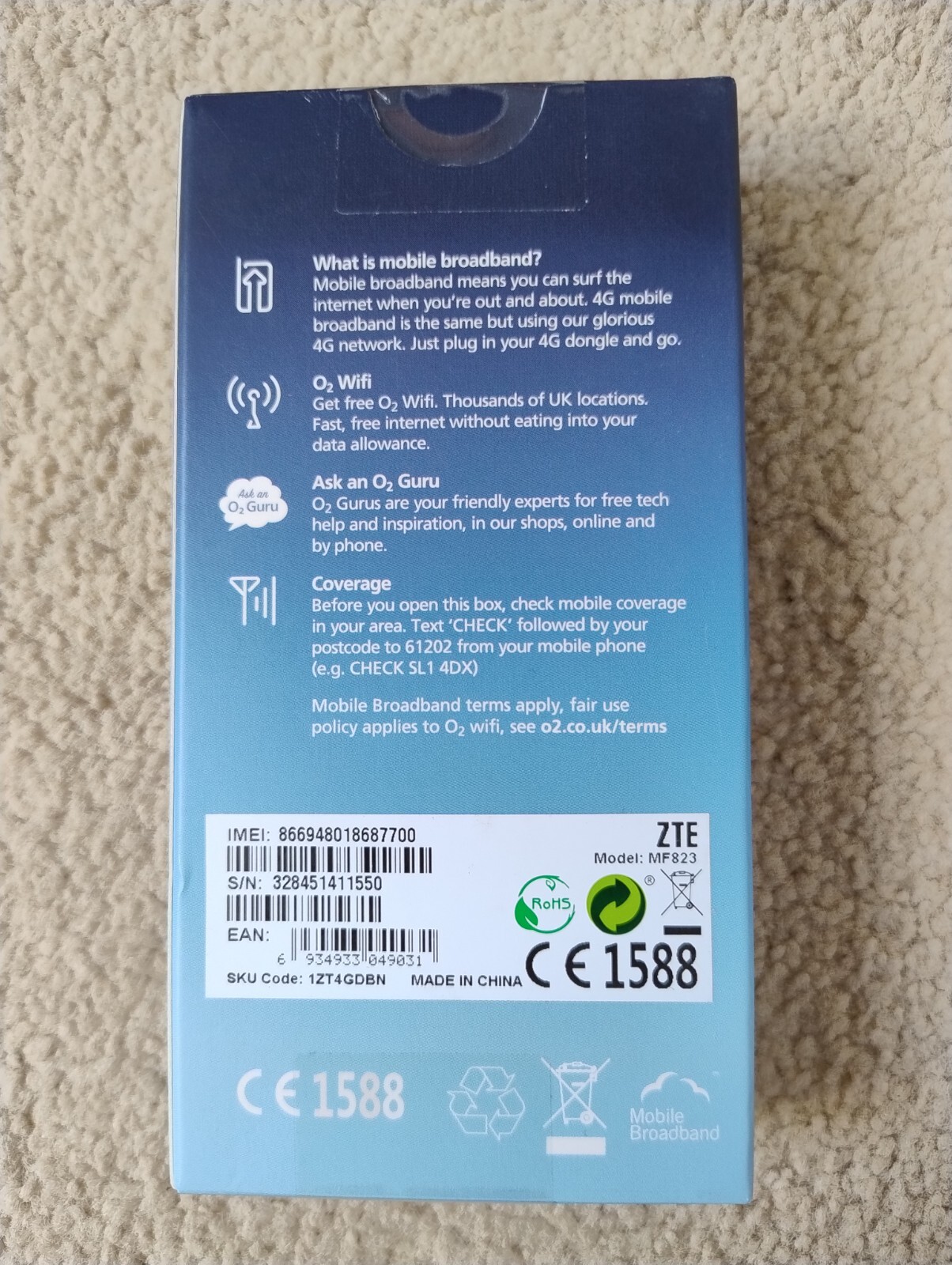 O2 4G LTE Mobile Broadband USB Dongle eBay