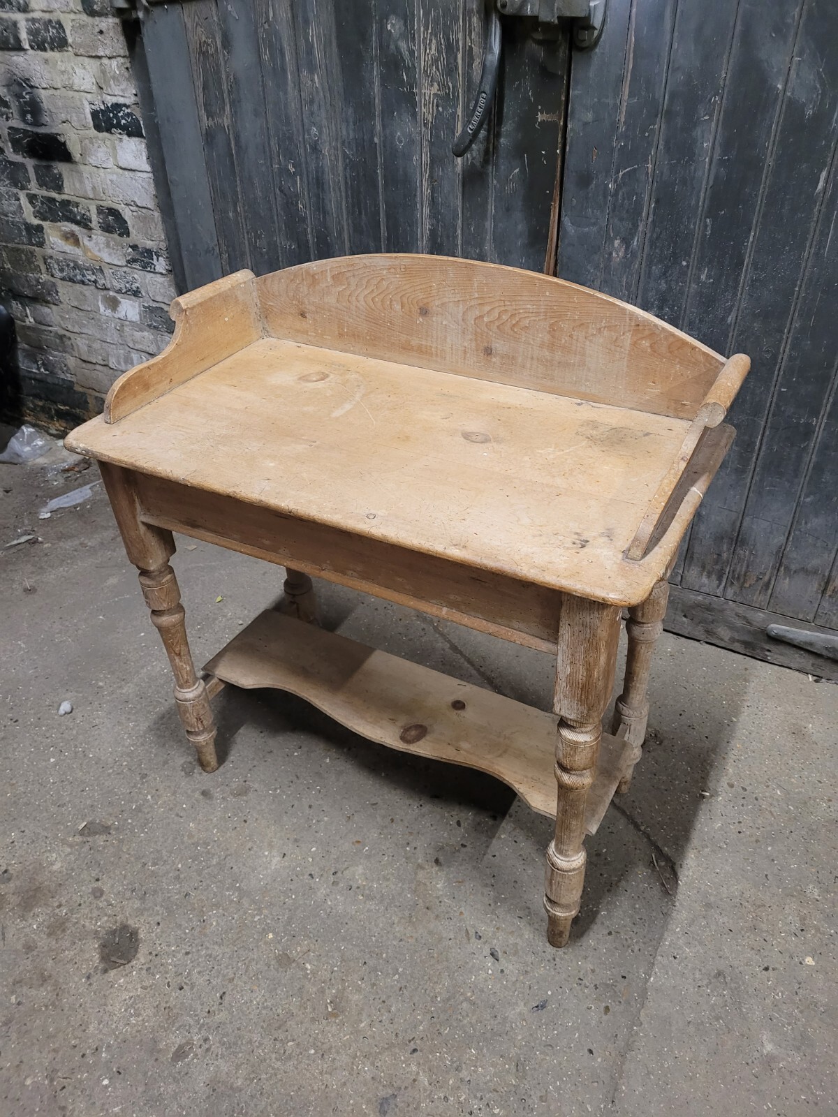 Antique 19th Century Pine Hall Table Side Table Occasional Table eBay