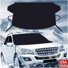 Windshield Cover for Ice and Snow Oxford Fabric Winter Rain Dust Guard Protector