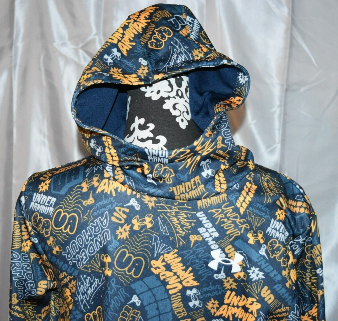 Under Armour Graffiti Hoodie Sweatshirt Youth Size XL Graphic