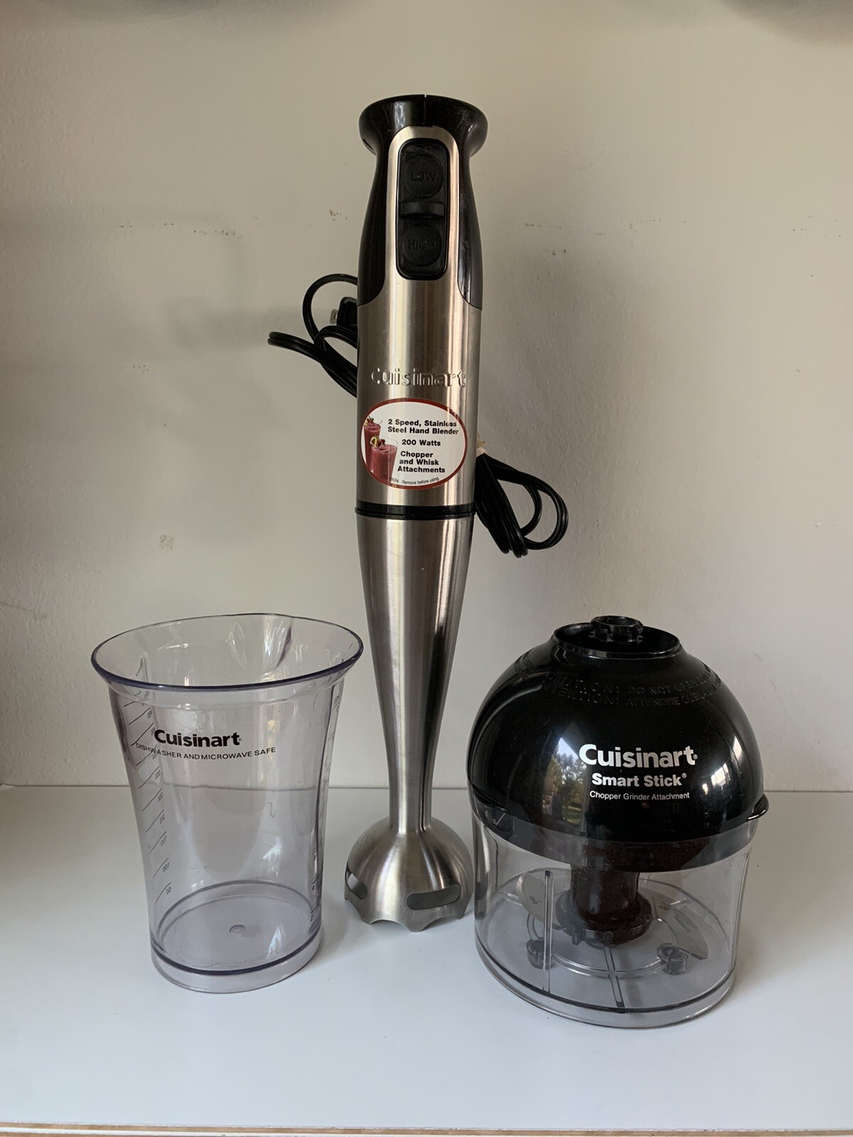 Cuisinart Smart Stick Variable Speed Hand Blender CSB77 With Chopper