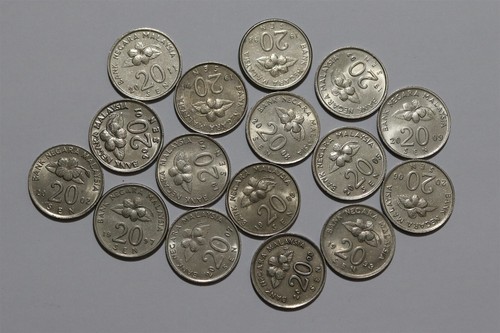🇲🇾 MALAYSIA 20 CENTS COLLECTION B49 #1894 - Picture 2 of 3