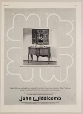1957 Print Ad John Widdicomb Furniture Provincial Liquor Cabinet Grand Rapids,MI