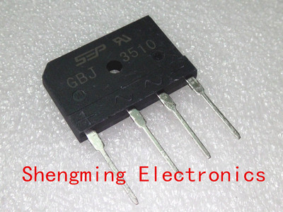 10pcs GBJ3510 35A 1000V Flat Bridge Rectifier 4Pins SEP