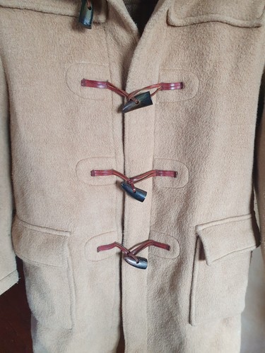 Brooks Brothers Wool Duffle Coat Made in England Horn Toggle sz 50 - Picture 8 of 16