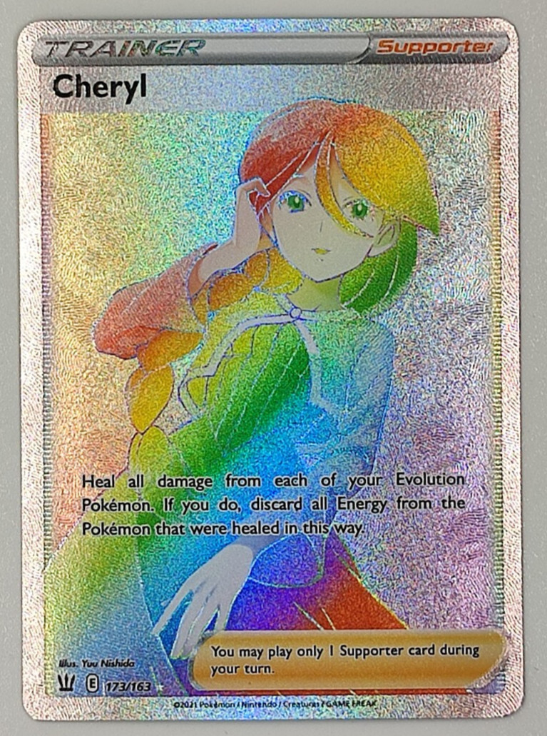 Cheryl 173/163 Secret Rare Battle Styles English NM Pokemon TCG