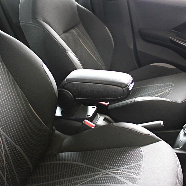 Peugeot 208 (2012-2019) Mittelarmlehne Passform Armlehne Textil Schwarz-image