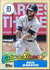 2022 Topps Akil Baddoo Oversized 1987 Future Stars #87FS-4 Detroit Tigers