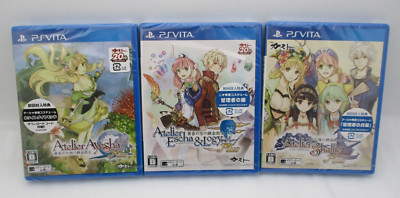 [ Neu ] PS VITA Atelier 3 Spiele Shallie, Escha & Logy, Ayesha Plus Japan Import