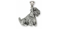 Sealyham Terrier Pendant Jewelry Sterling Silver Handmade Dog Pendant SEM1-P