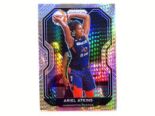 2021 Panini Prizm Basketball WNBA Ariel Atkins Hyper Prizm Card #33 Mystics