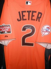 DEREK JETER SIGNED 2007 ALL STAR JERSEY AUTHENTIC MAJESTIC - NEW YORK YANKEES