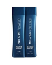  NEW  Brazilian Blowout Anti Aging Shampoo  Conditioner 12 Oz - DUO