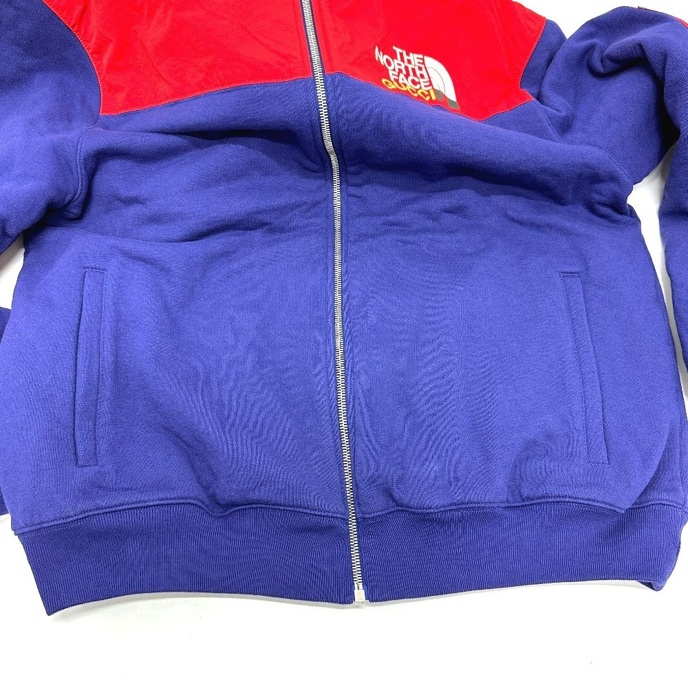 GUCCI 671462 North Face Collaboration zip-up hoodie switching