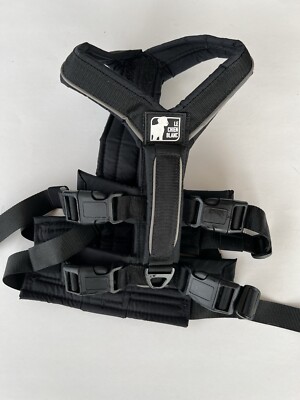 Dog Harness, Black, Le Chien Blanc, Small, Sturdy, 2 Adjustable Girth Straps