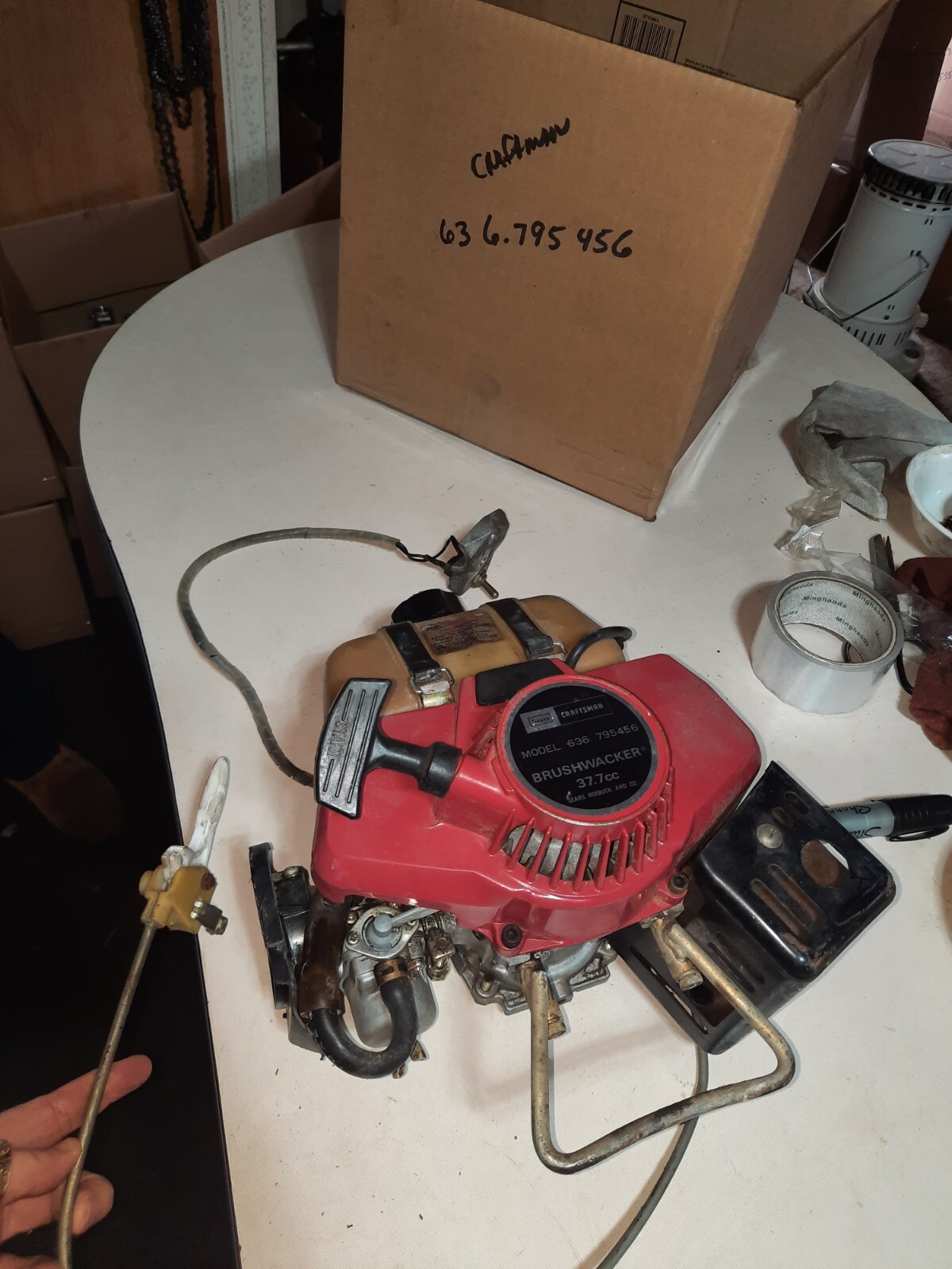 Vintage Sears Craftsman Bushwacker String Trimmer 636.795456 Powerhead