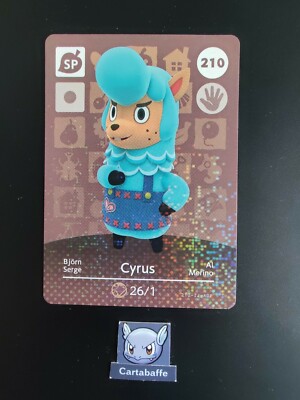 Carte Amiibo Animal Crossing72 Pcs Mini Jeu Cartes de Villageois de
