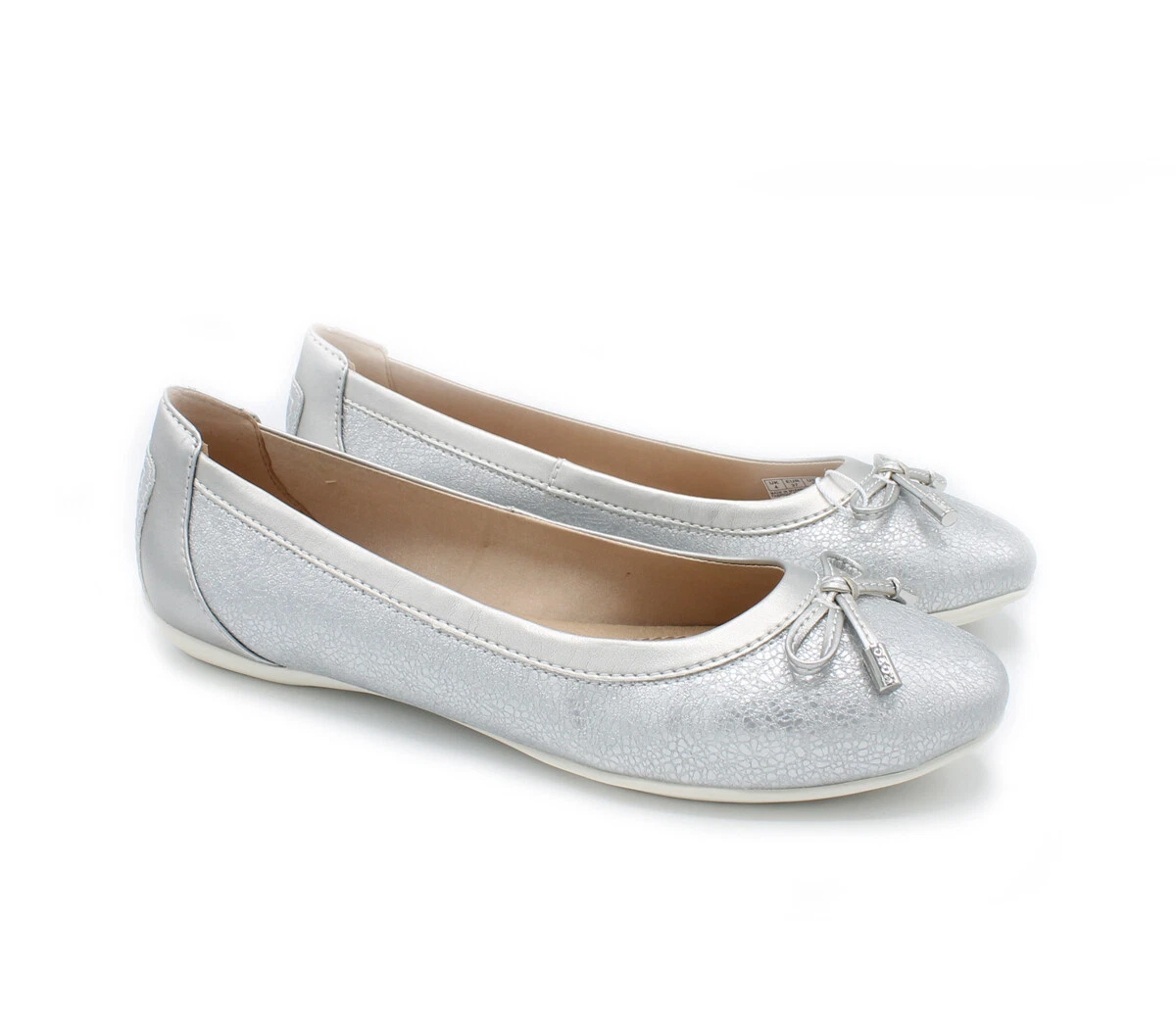 metan Forstærke pas Geox Shoes From Women Ballerina Leather Ballet Flats Elegant Charlene  Casual For | eBay