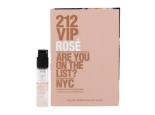 CAROLINA HERRERA 212 VIP ROSE EDP 1.5ml .05fl oz x 1 PERFUME SPRAY SAMPLE