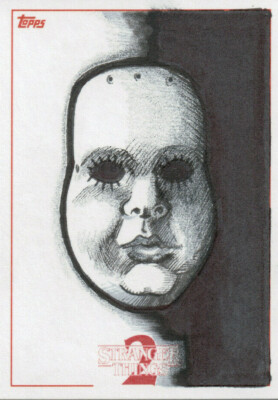 2019 Stranger Things Season 2, Sketch Card by Darrin Pepe 1/1