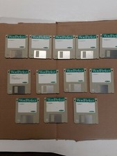 Vintage 1993 3.5 Floppy Discs Windows Word Perfect Program and Install Version 6