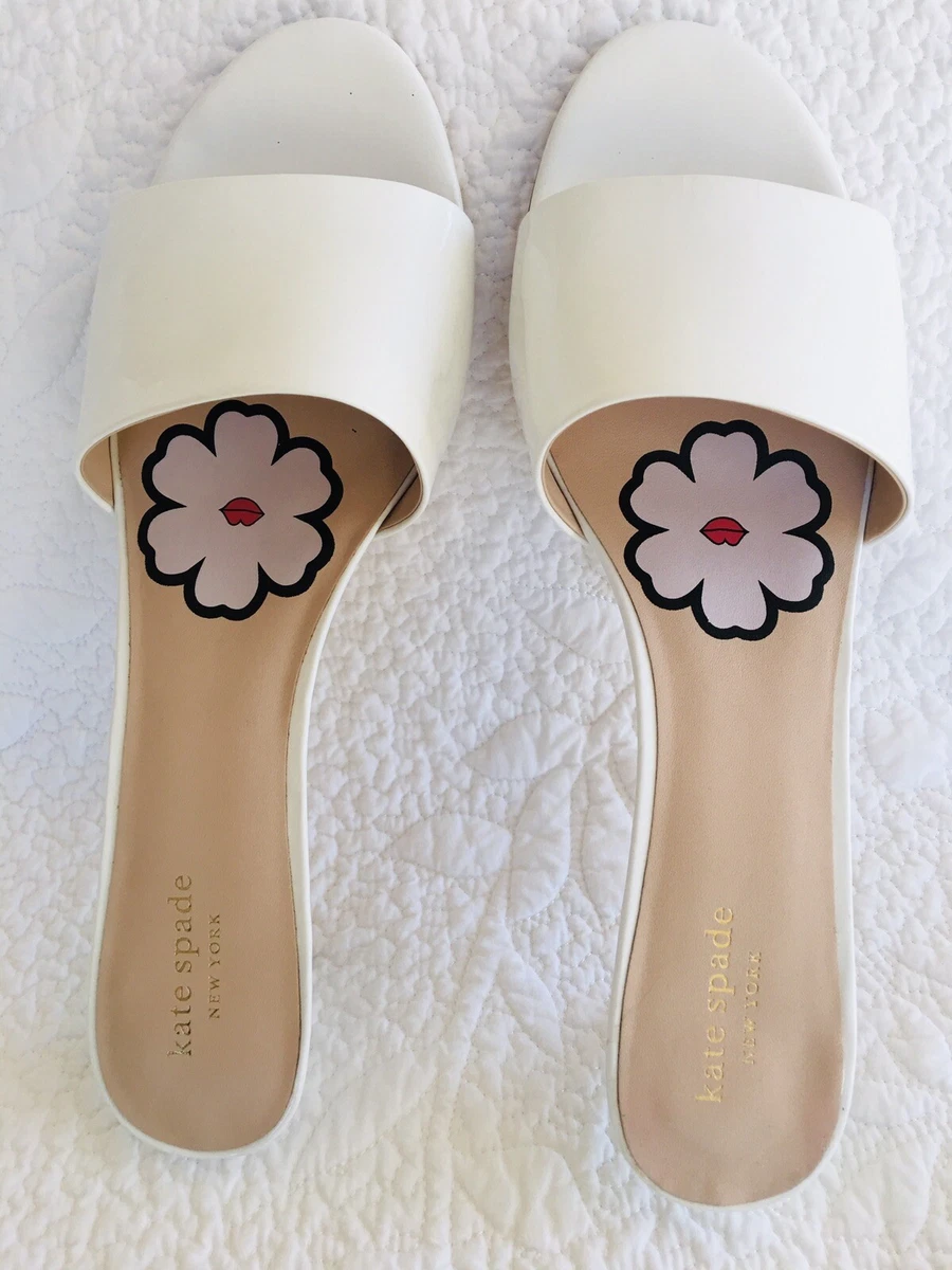 New Kate Spade Savvi Sandals White Size 11M eBay