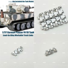 1/32 German Panzer III/IV Metal Tracks Replacement Part for Forces of Valor FOV