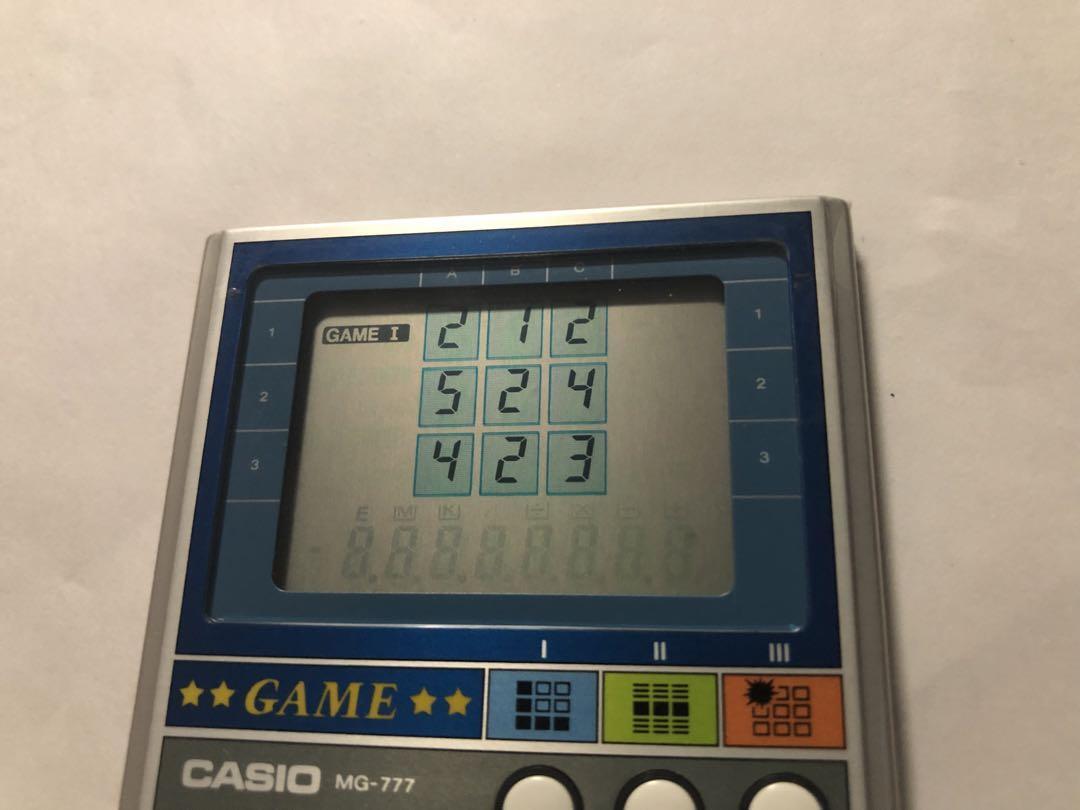 CASIO MG-777 Game Calculator | eBay