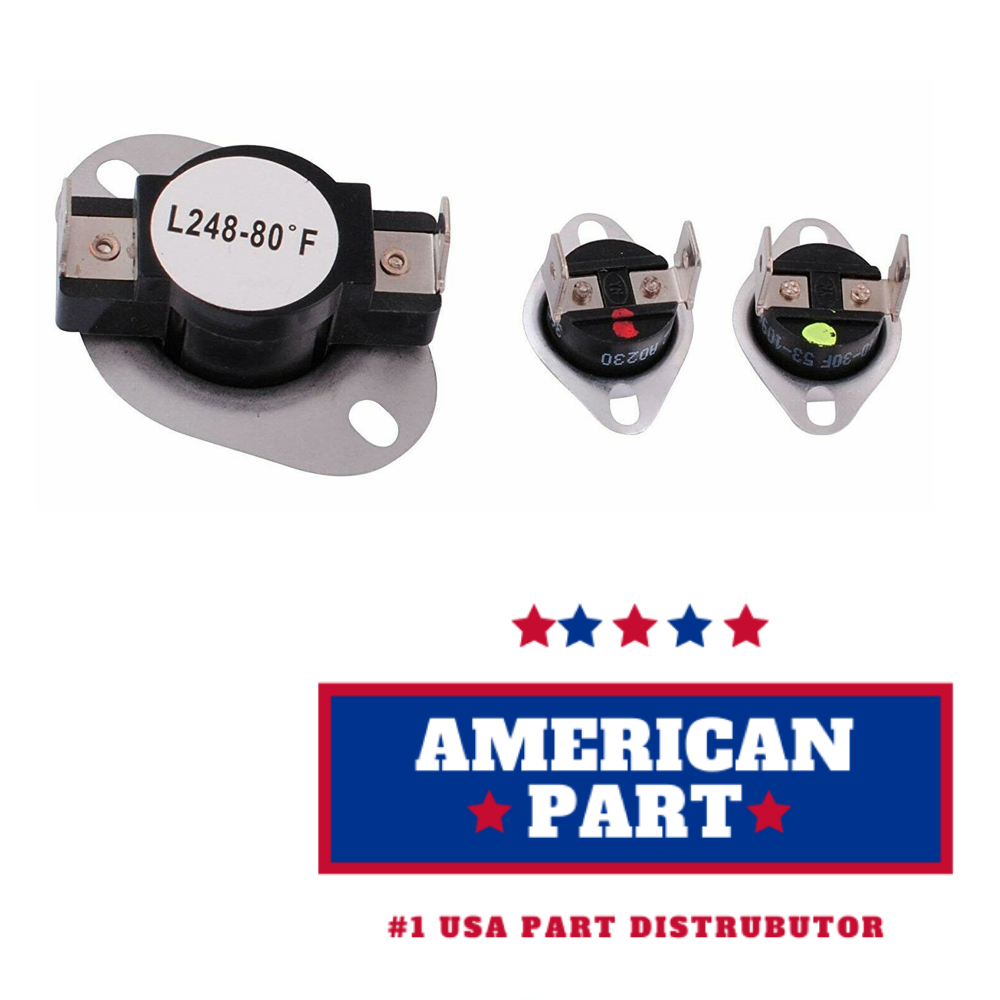 For Hoover Dryer Thermostat Hi Limit Thermal Cutoff Kit PM531133 PM