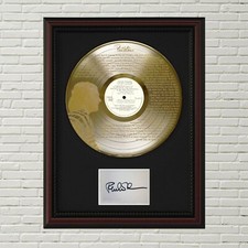 Phil Collins - In the Air Tonight Gold LP Record Framed Signature Display