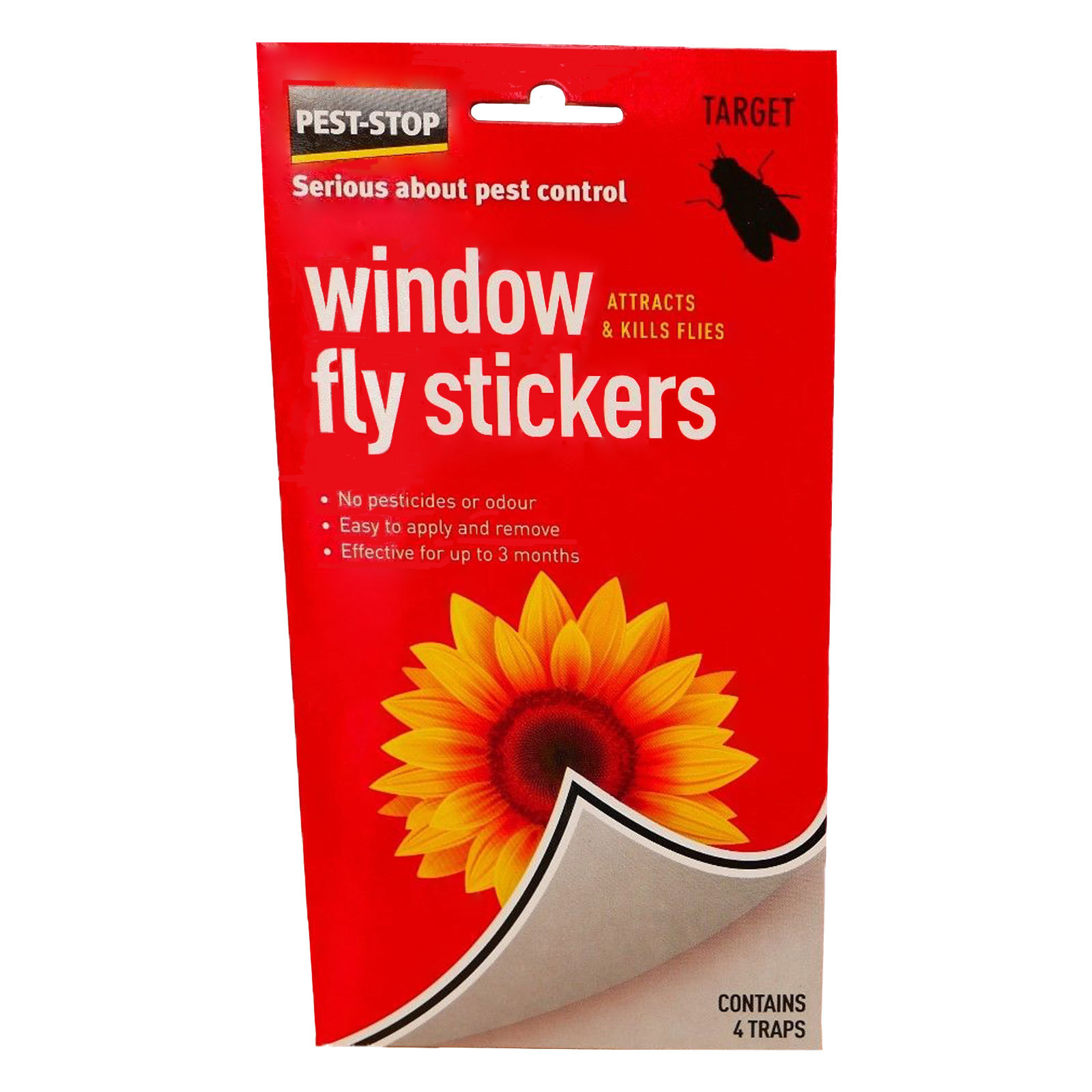 PestStop Window Fly Stickers 4 Traps Sunflower Attract Kills Flies Odour Free eBay
