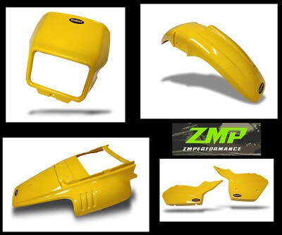 NEW YAMAHA 87-24 TW200 YELLOW FRONT REAR FENDER HEADLIGHT SHELL