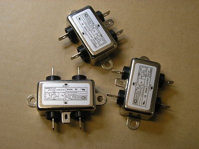 Comimark CW1D-10A-T EMI RFI Power Line Noise Filter - AC 250V 10A Suppressor (1 Pack)