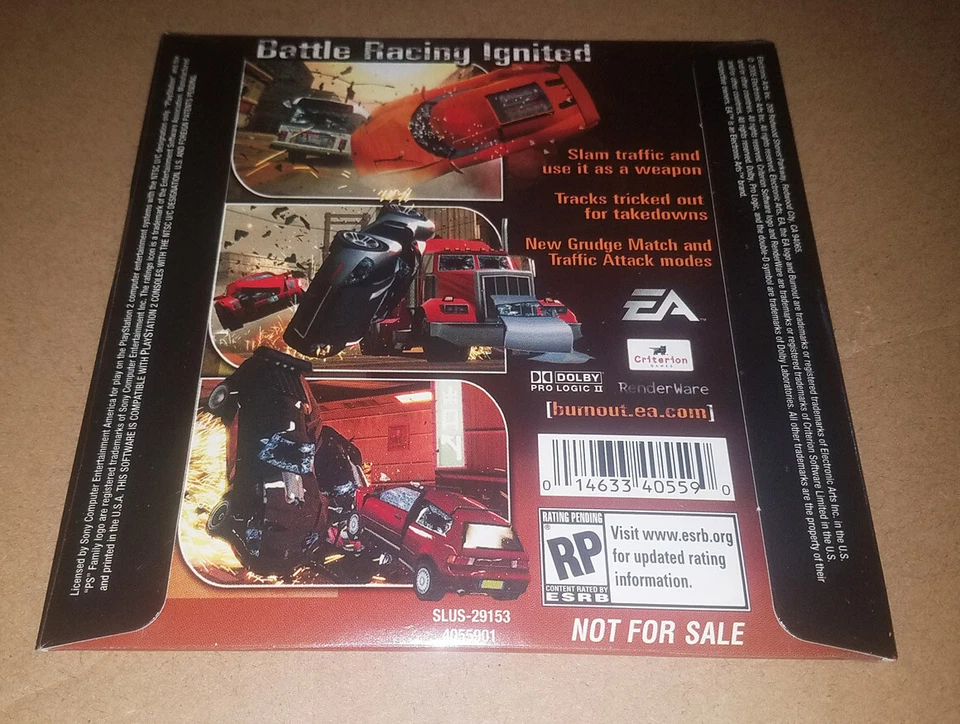 BURNOUT REVENGE (PS2) & TITAN QUEST (PC) Original Game Demo Discs - New & Sealed - Image 4 of 4