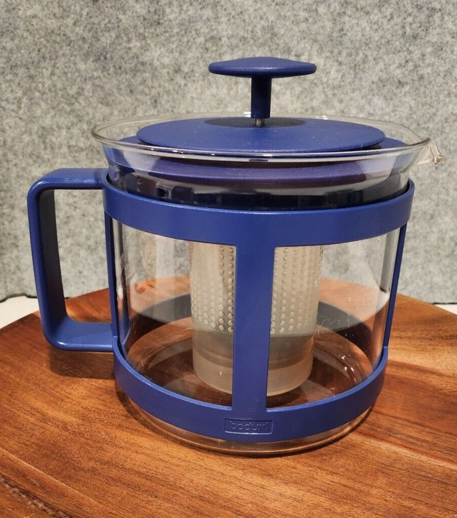Blue Bodum Coffee Pots Bodum Teapot Kenya Tea Pot Tea Press Glass