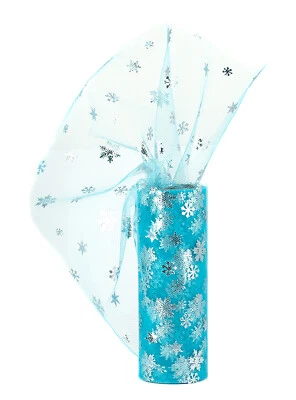 CREATIVERY 9m Tüllstoff 15cm Rolle Motive Basteln Tüllröcke Kostüm Tütü Dekoband Tüllband