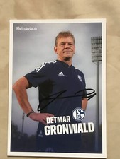 Detmar Gronwald FC Schalke 04 Autogrammkarte orig signiert Fu&szlig;ball #5645