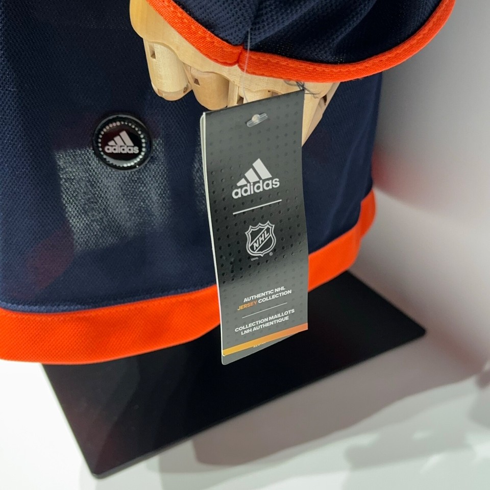 NWT Adidas LEON DRAISAITL Edmonton Oilers Alternate Captain Jersey Men