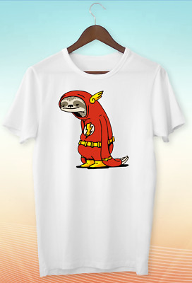 Lazy Super Hero Poster Herren / Damen T-Shirt K106