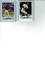 2022 Topps Opening Day Baseball Tampa Bay Rays Team Set (7) Base Cards